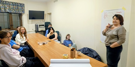 Spotkanie z panią Anną Łęcką - Łagodą pracownikiem Gdańskiego Centrum Mediacji Rówieśniczych