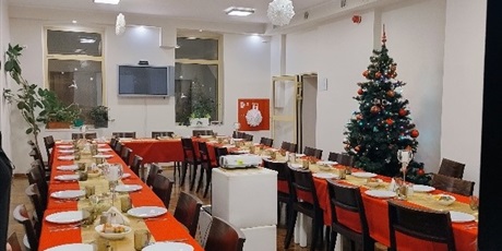 UROCZYSTA KOLACJA WIGILIJNA W BURSIE PRZY ULICY KARTUSKIEJ