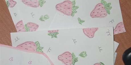 Powiększ grafikę: Kartki walentynkowe przygotowane przez wychowanków
