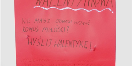 Powiększ grafikę: Lubię Cię, Kocham Cię - Walentynki w budynku przy ul. Wyzwolenia